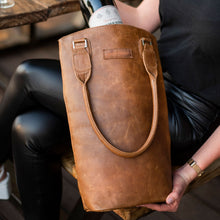 Load image into Gallery viewer, Wine Carrier - Leather
