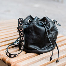 Load image into Gallery viewer, Leather Bucket Handbag