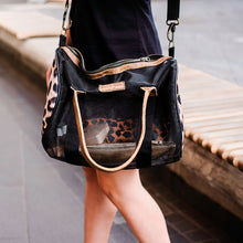 Load image into Gallery viewer, Poppie - Leopard Print Gym Bag