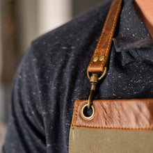 Load image into Gallery viewer, Canvas + Leather Apron