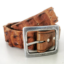 Load image into Gallery viewer, Leather Crocodile Belts