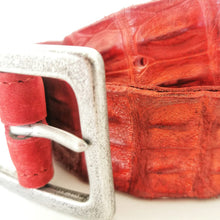 Load image into Gallery viewer, Leather Crocodile Belts