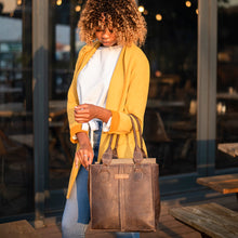 Load image into Gallery viewer, The Box File - Leather Travel Bag