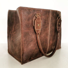 Load image into Gallery viewer, The Box File - Leather Travel Bag