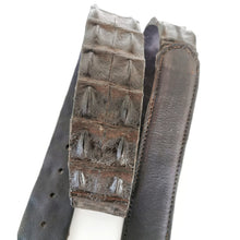 Load image into Gallery viewer, Leather Crocodile Belts