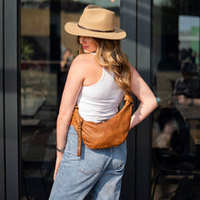 Load image into Gallery viewer, Bello - Brown Leather Cross-Body Handbag