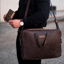 Load image into Gallery viewer, Leather Business Bag