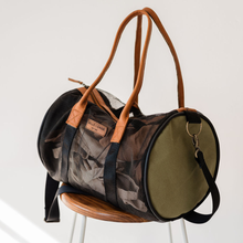 Load image into Gallery viewer, POPPIE – CANVAS AND LEATHER
