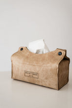 Load image into Gallery viewer, LEATHER - TISSUE BOX HOLDER
