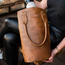 Load image into Gallery viewer, Wine Carrier - Leather
