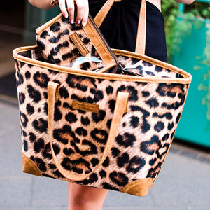 Leopard - Boxi Tote Handbag 