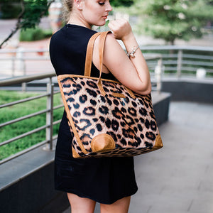 Leopard - Boxi Tote Handbag 