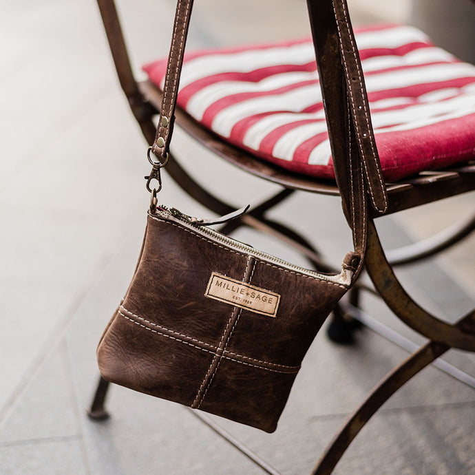 Emily - Leather Sling Handbag 