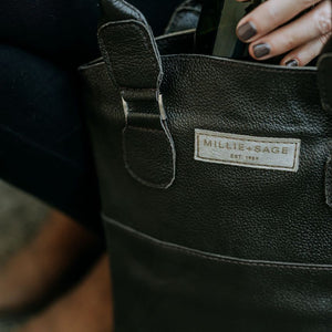 Alternative - Leather Wine Carrier Bag