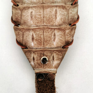 Crocodile Leather- Rifle Shoulder Strap 