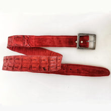 Load image into Gallery viewer, Leather Crocodile Belts
