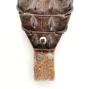Crocodile Leather- Rifle Shoulder Strap 