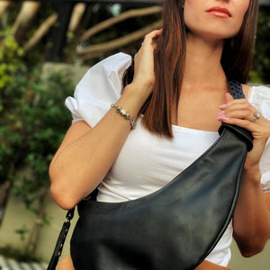 Bello - Leather Cross-Body Handbag 