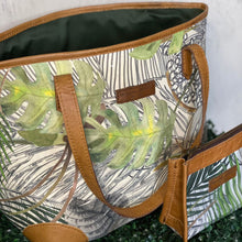 Load image into Gallery viewer, Island Leaf Print - Boxi Tote Handbag 
