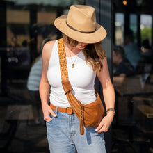 Load image into Gallery viewer, Bello - Brown Leather Cross-Body Handbag 
